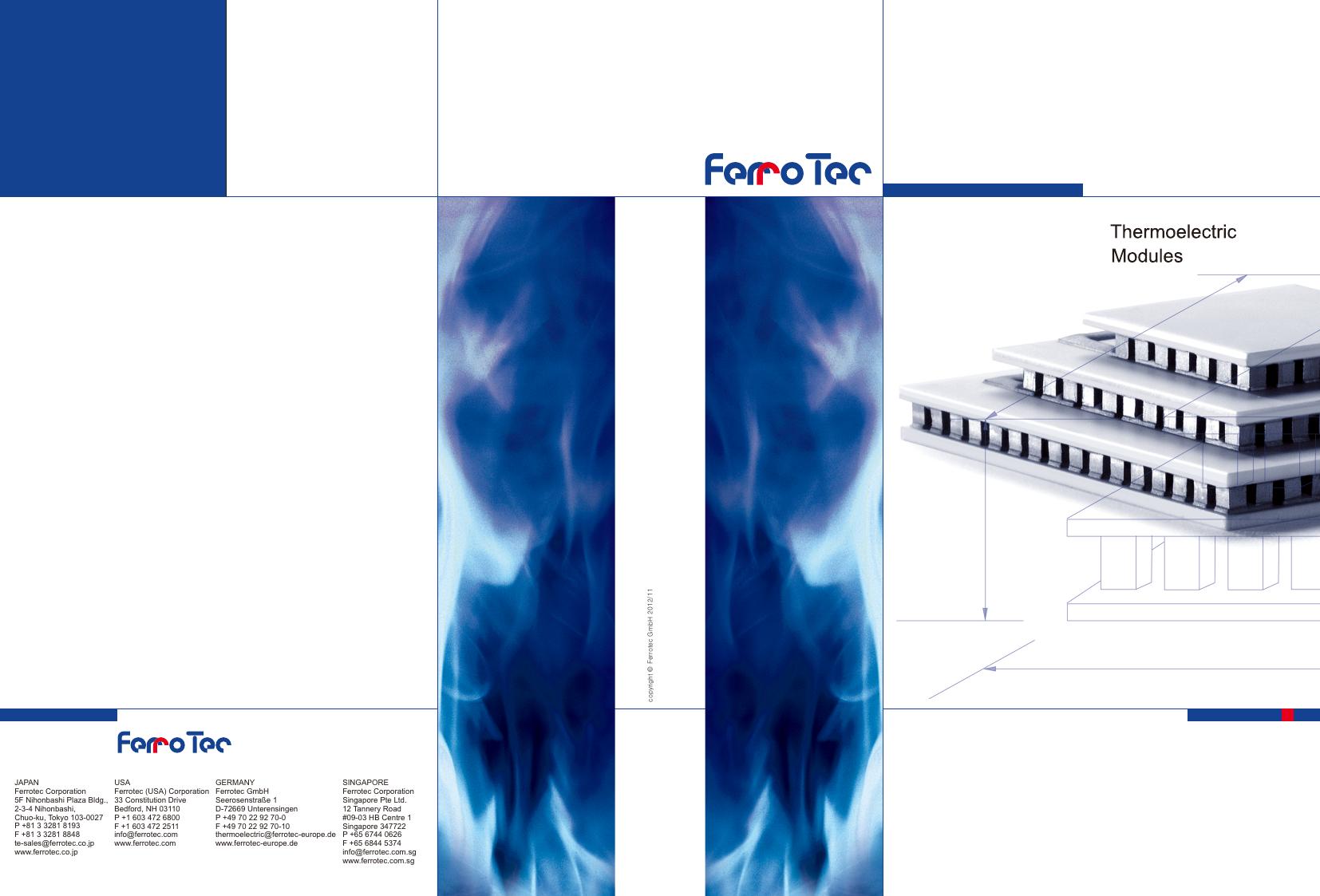 Thermoelectric Modules & Assemblies application guide — first page preview